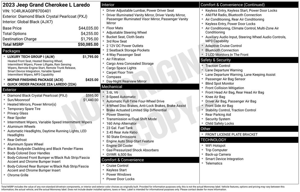 2023 Jeep Grand Cherokee L's photo