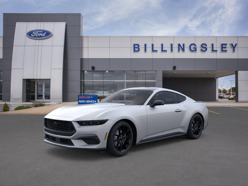 Iconic Silver Metallic 2026 Ford Mustang EcoBoost Fastback RWD Coupe Rear-Wheel Drive Automatic