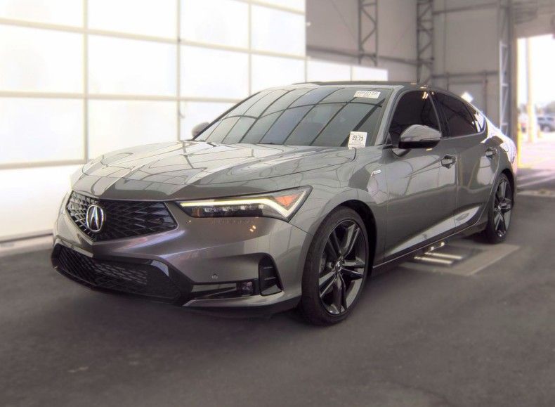 Liquid Carbon Metallic 2023 Acura Integra Sedan Front-Wheel Drive 6-Speed Manual
