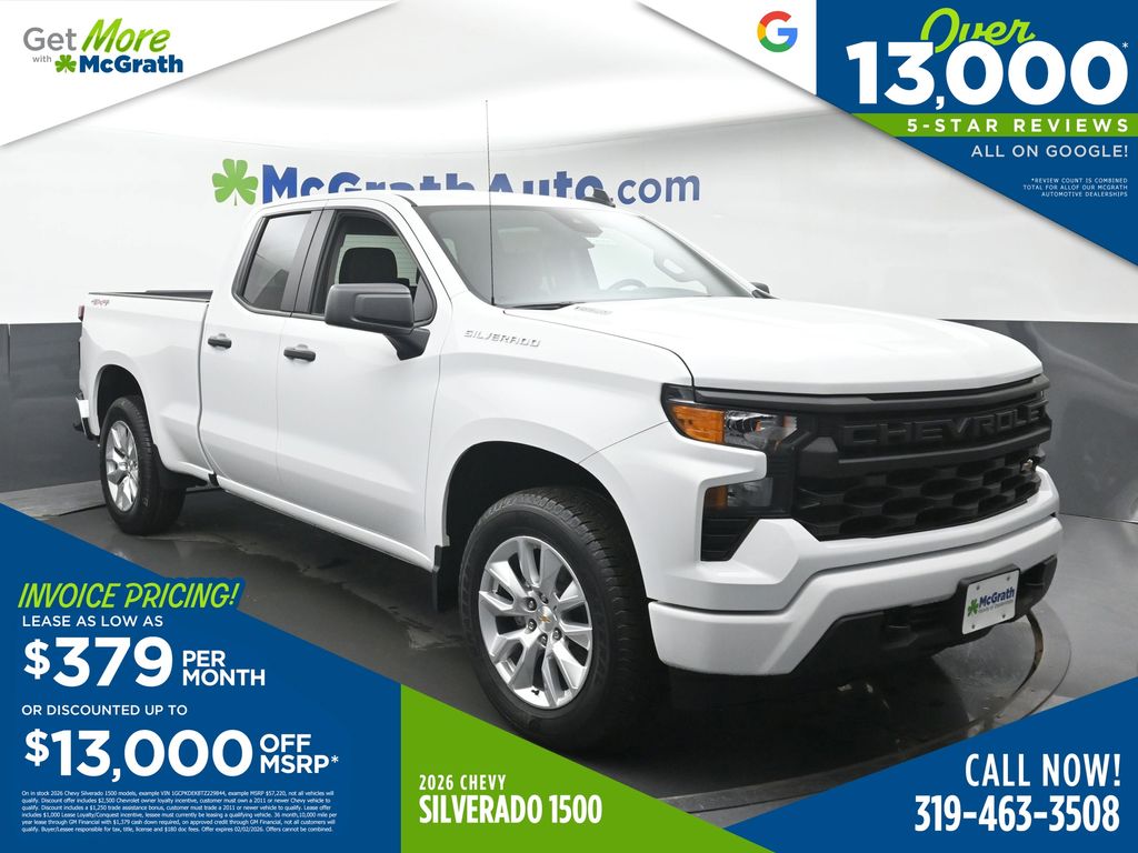 2026 Chevrolet Silverado 1500 Custom Double Cab 4WD