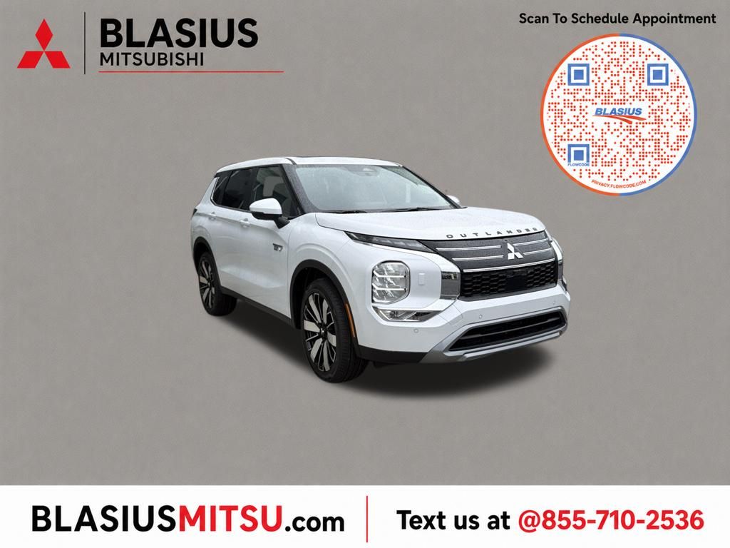 White Diamond 2026 Mitsubishi Outlander Hybrid Plug-in SUV / Crossover All-Wheel Drive 1-Speed Automatic