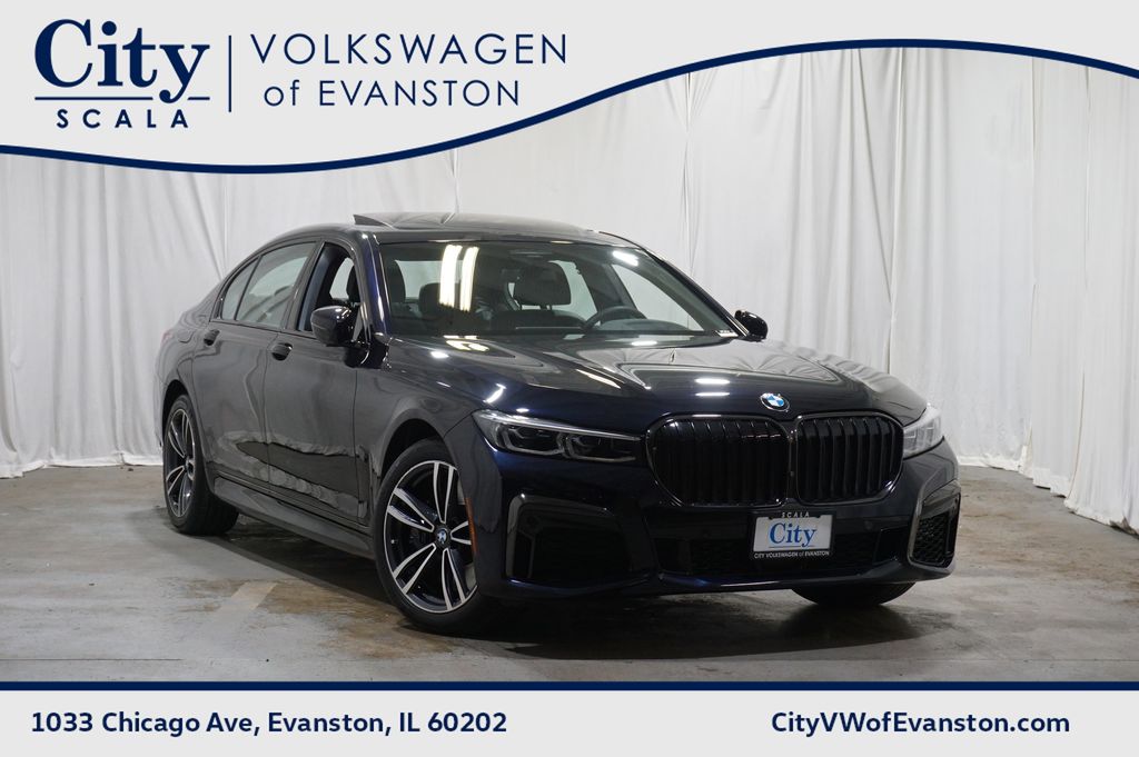 Carbon Black Metallic 2022 BMW 7 Series Sedan All-Wheel Drive 8-Speed Automatic