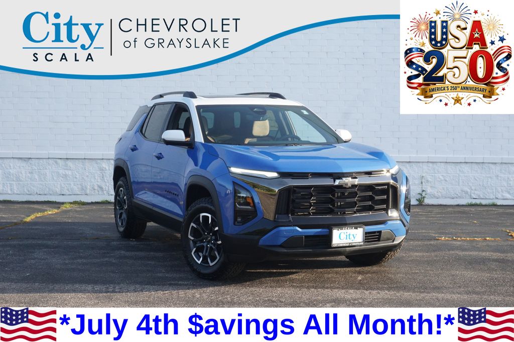 Reef Blue Metallic 2026 Chevrolet Equinox SUV / Crossover Four-Wheel Drive 8-Speed Automatic
