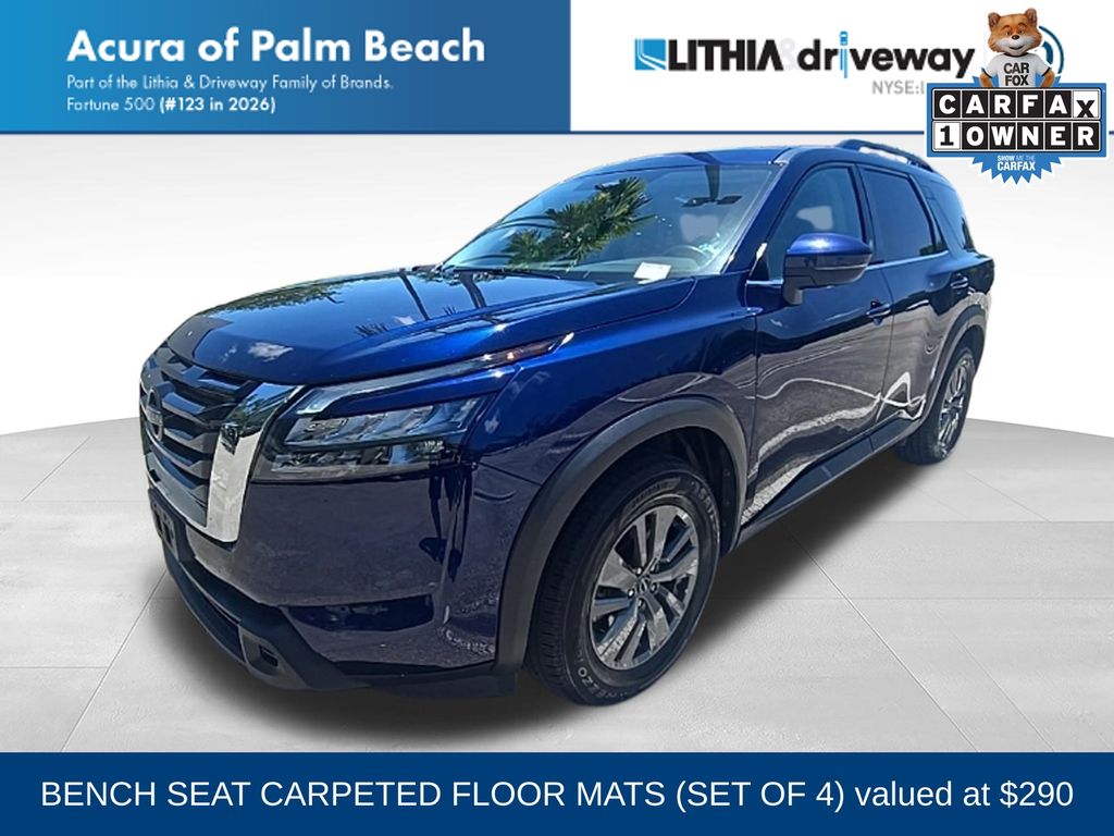 Deep Ocean Blue Pearl 2024 Nissan Pathfinder SUV / Crossover Front-Wheel Drive 9-Speed Automatic