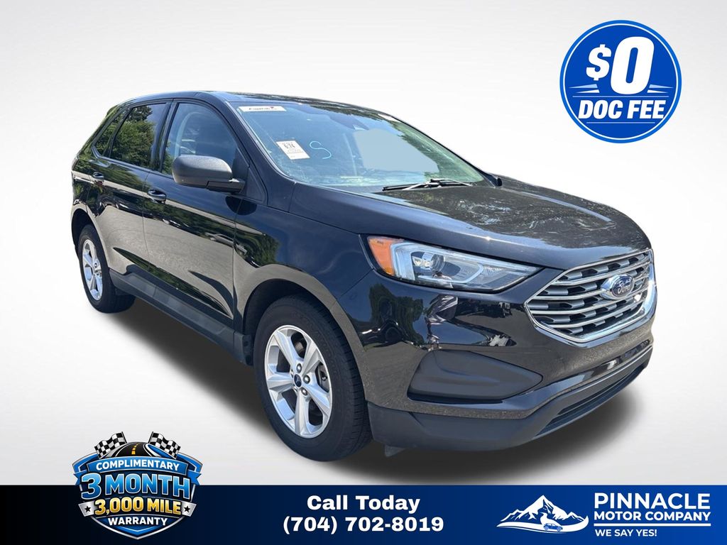 Black Metallic 2021 Ford Edge SUV / Crossover All-Wheel Drive 8-Speed Automatic