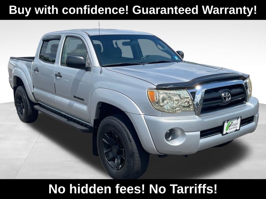 Silver 2008 Toyota Tacoma Pickup Truck 4X2 5-Speed Automatic Overdrive