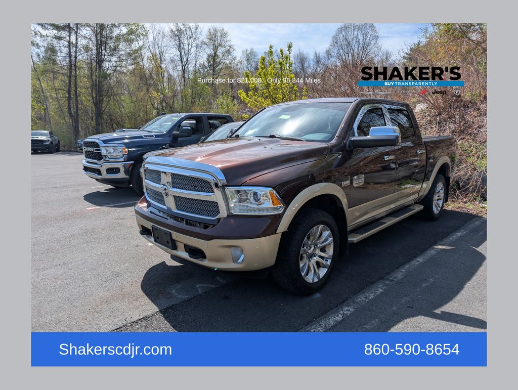 2015 RAM 1500 Laramie Longhorn Crew Cab 4WD Marrón (Western Brown) Camioneta Todo terreno 8 velocidades Automática