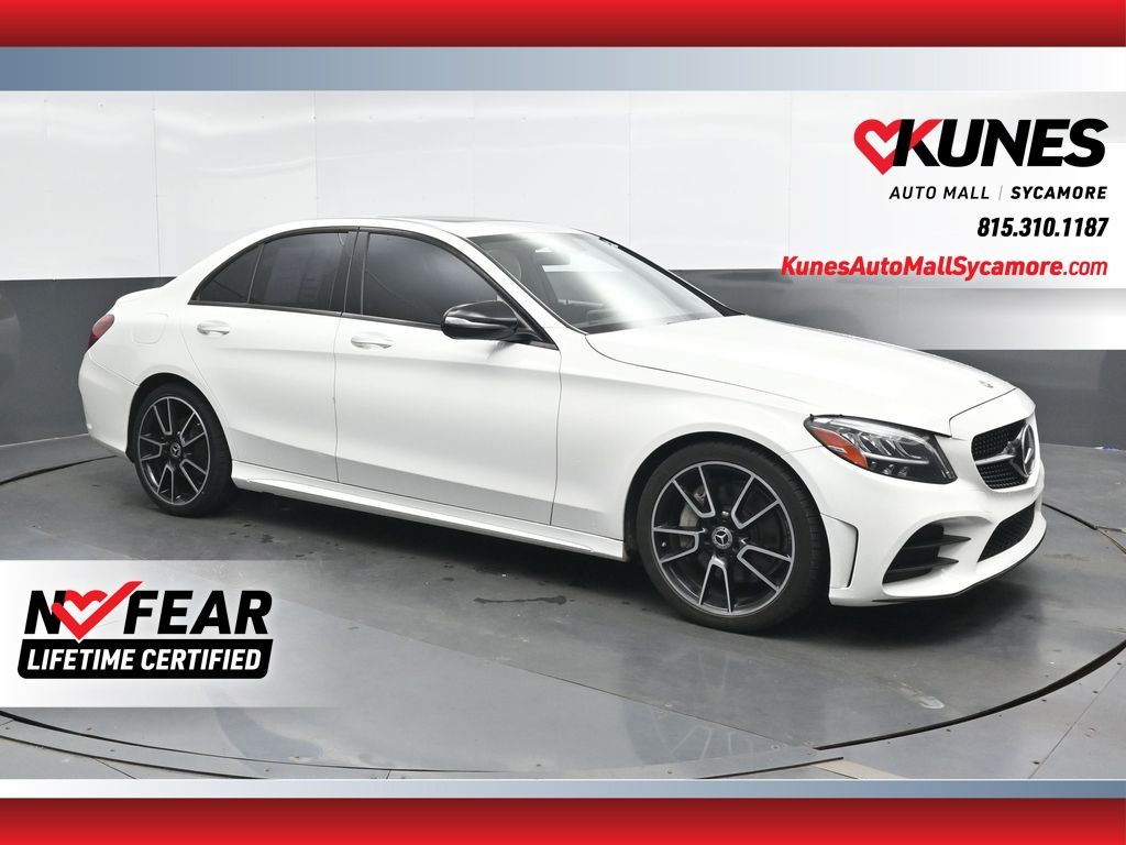 Polar White 2020 Mercedes-Benz C-Class Sedan Rear-Wheel Drive 9-Speed Automatic