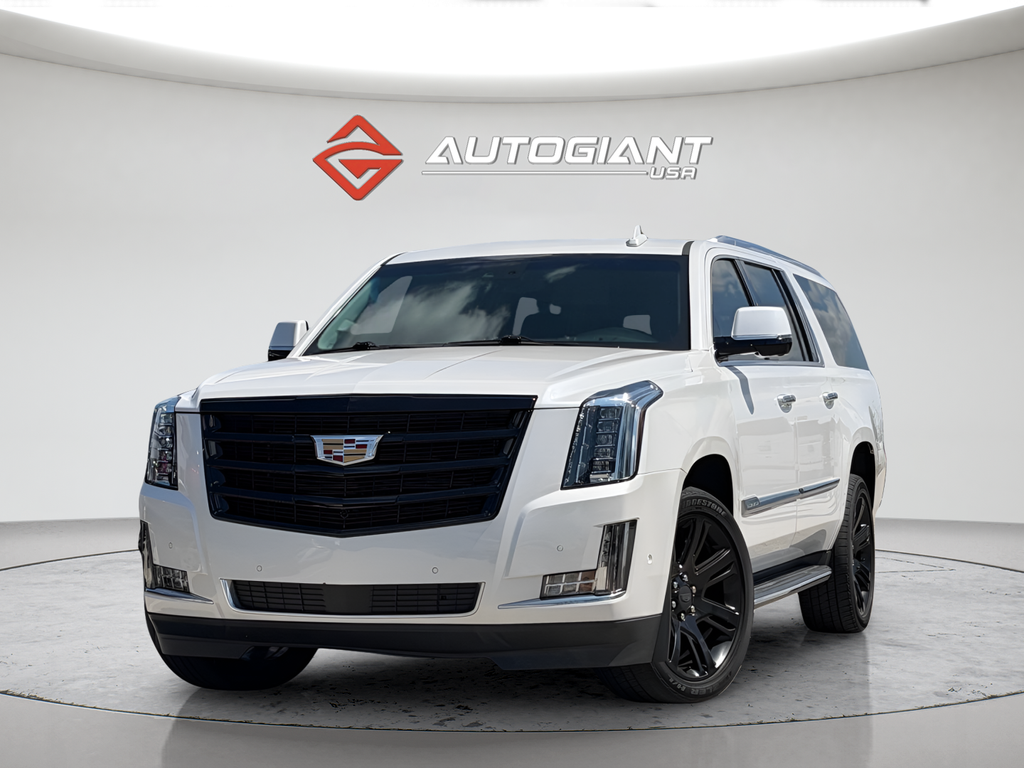 Crystal White Tricoat 2019 Cadillac Escalade ESV SUV / Crossover Four-Wheel Drive 