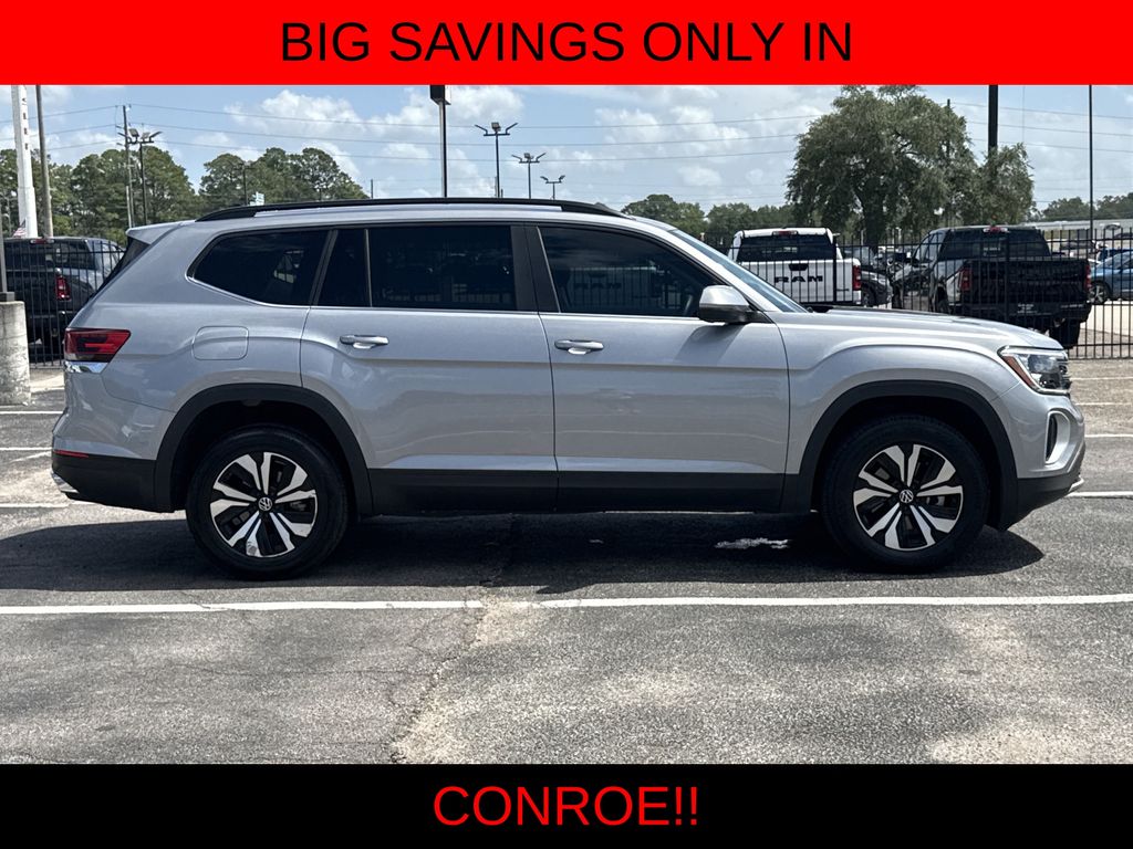 2024 Volkswagen Atlas 2.0T SE Silver at DeMontrond Mazda