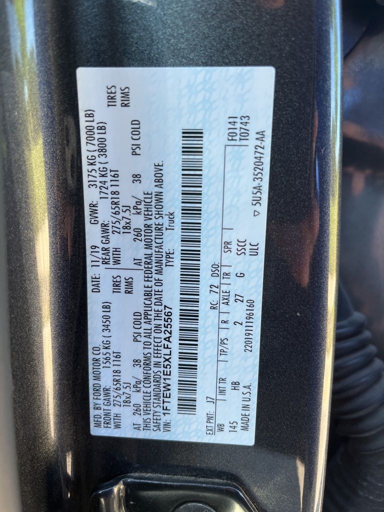 2020 Ford F-150 Lariat 7