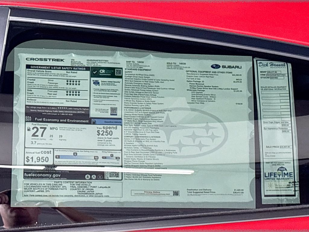 2025 Subaru Crosstrek Wilderness