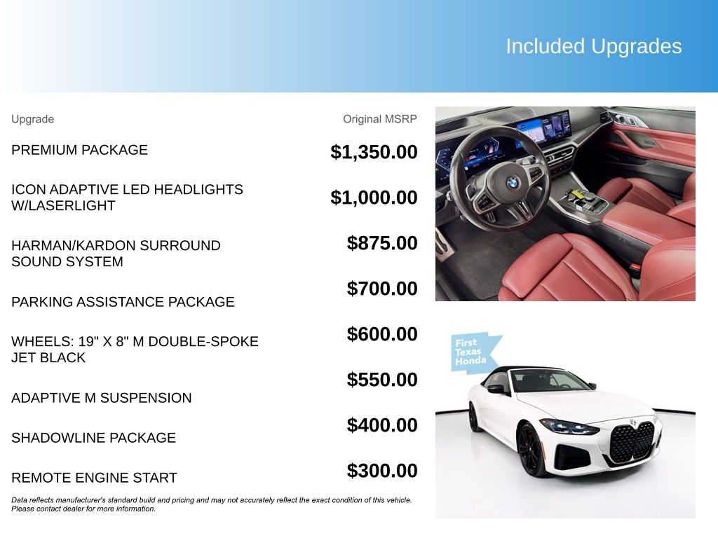 Used Car 2024 Bmw 4 Series  M440i For Sale Under $60,000 In Austin, Texas