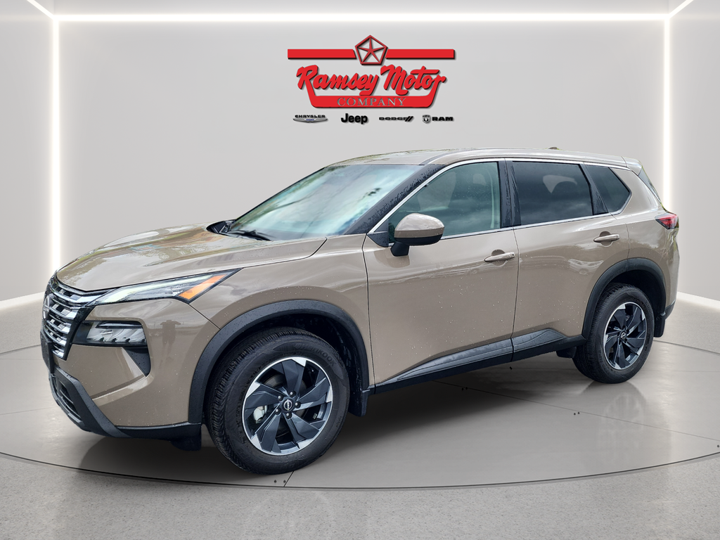 Baja Storm Metallic 2025 Nissan Rogue SV AWD SUV / Crossover All-Wheel Drive Continuously Variable Transmission