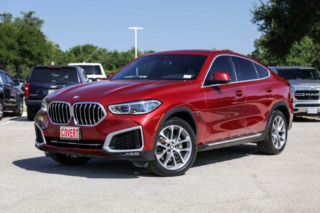 Flamenco Red Metallic 2021 BMW X6 SUV / Crossover Rear-Wheel Drive 8-Speed Automatic