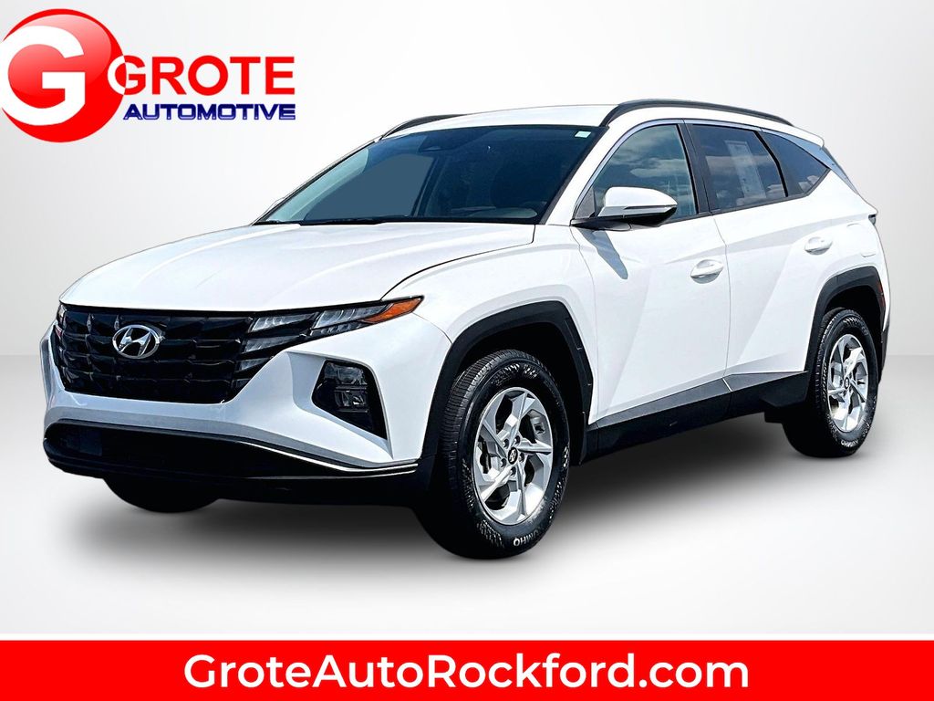 Serenity White Pearl 2023 Hyundai Tucson SUV / Crossover All-Wheel Drive 8-Speed Automatic