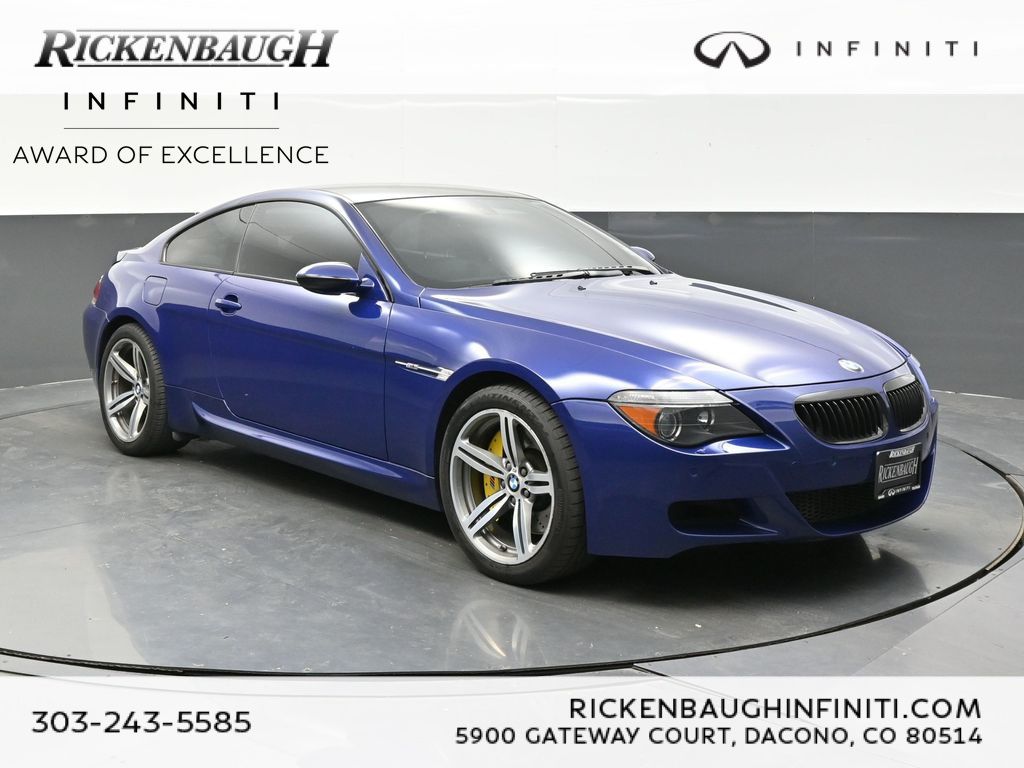 Blue 2007 BMW M6 Coupe Rear-Wheel Drive 7-Speed Manual