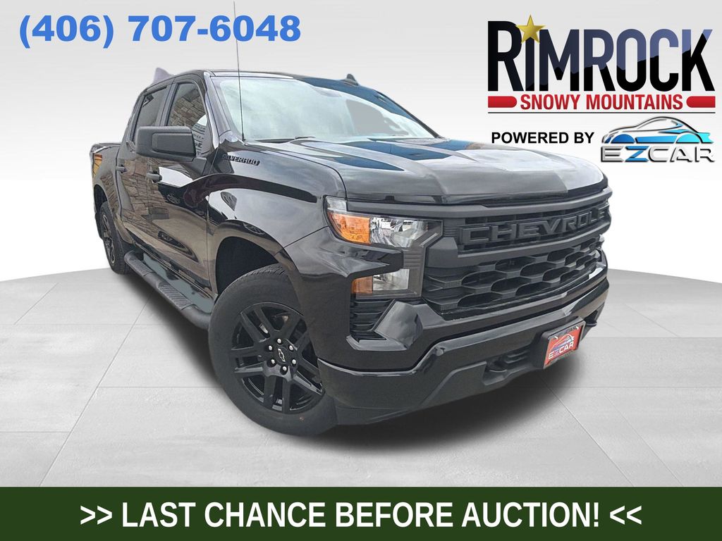 Black 2023 Chevrolet Silverado 1500 Pickup Truck Four-Wheel Drive 8-Speed Automatic