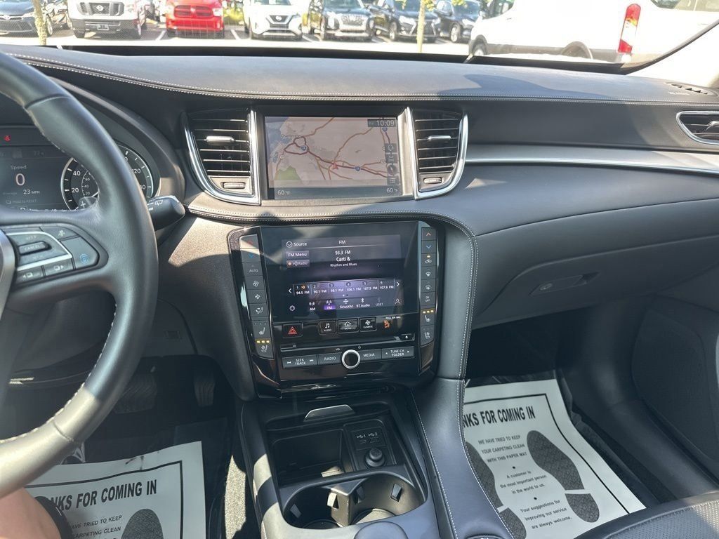 2022 Majestic White INFINITI QX50 ESSENTIAL FWD SUV