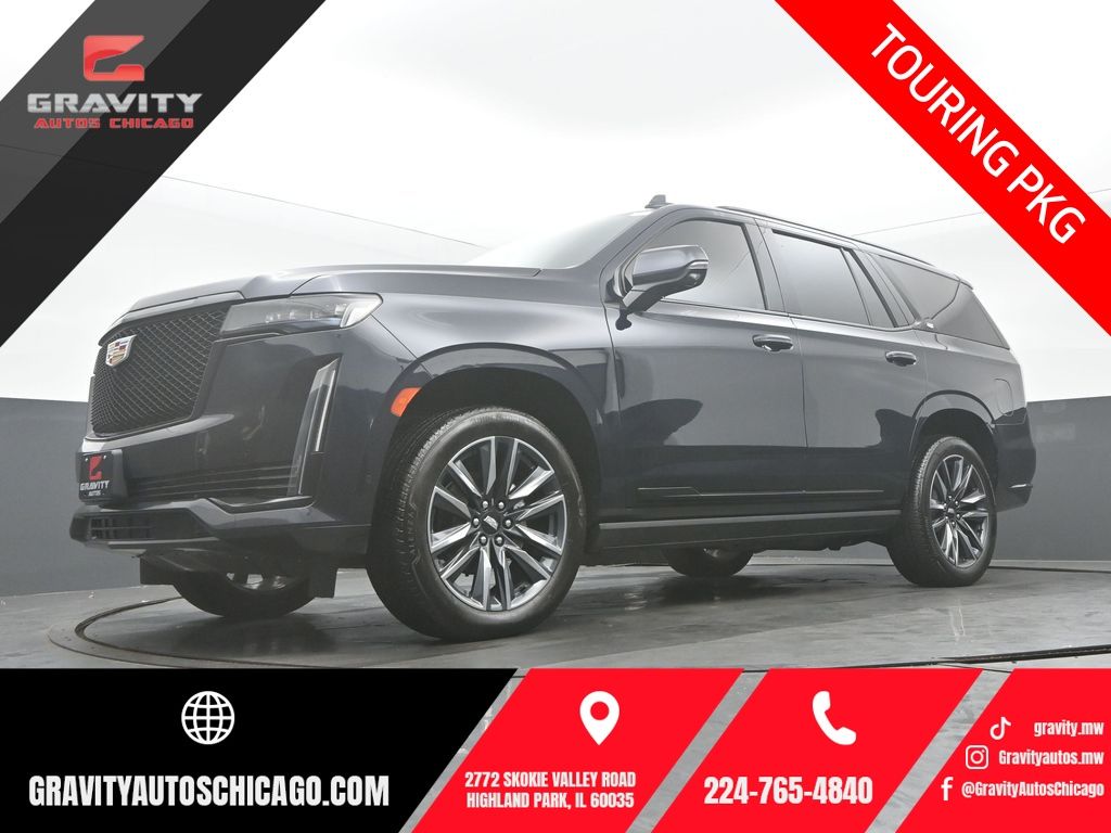 Dark Moon Blue Metallic 2023 Cadillac Escalade SUV / Crossover Four-Wheel Drive Automatic