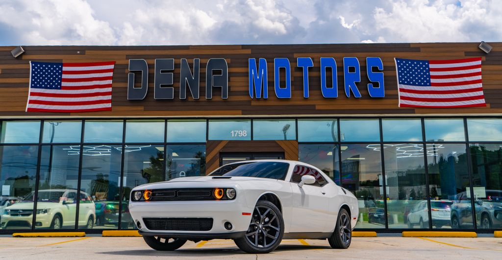 White Knuckle Clearcoat 2023 Dodge Challenger Coupe Rear-Wheel Drive 8-Speed Automatic