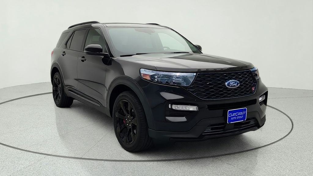 Black Metallic 2023 Ford Explorer SUV / Crossover All-Wheel Drive Automatic