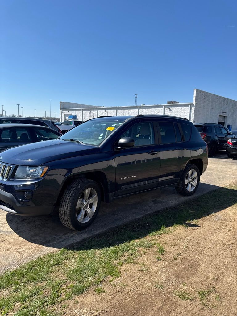 True Blue Pearlcoat 2016 Jeep Compass Sport 4WD SUV / Crossover Four-Wheel Drive 6-Speed Automatic