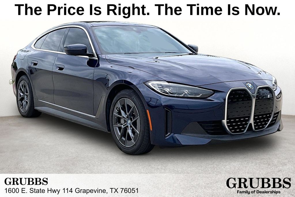 Tanzanite Blue II Metallic 2023 BMW i4 Sedan Rear-Wheel Drive Automatic