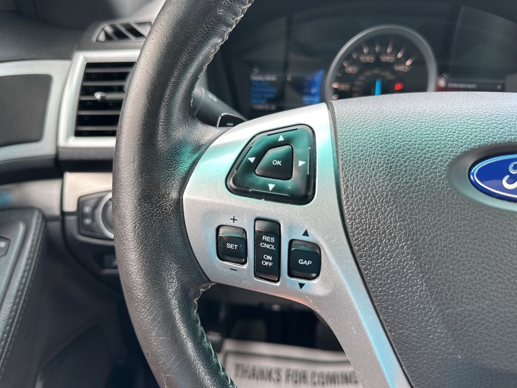 2014 White Platinum Clearcoat Metallic Ford Explorer Sport 4X4 SUV