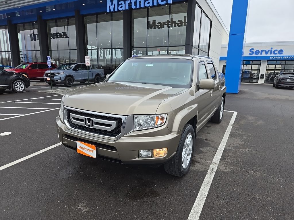 Brown 2011 Honda Ridgeline RTL Pickup Truck Four-Wheel Drive 5-Speed Automatic