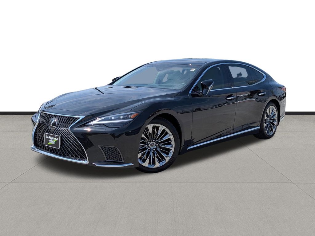 Black (Caviar) 2023 Lexus LS 500 RWD Sedan Rear-Wheel Drive Automatic