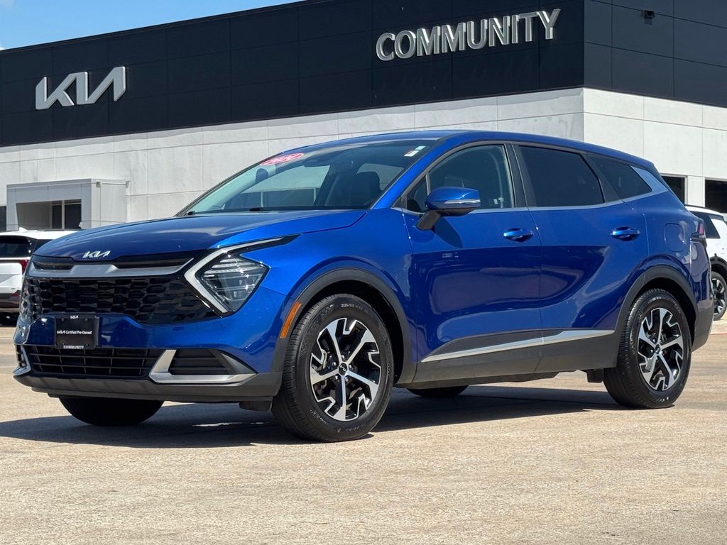 2024 Kia Sportage EX Blue at DeMontrond Automotive Group