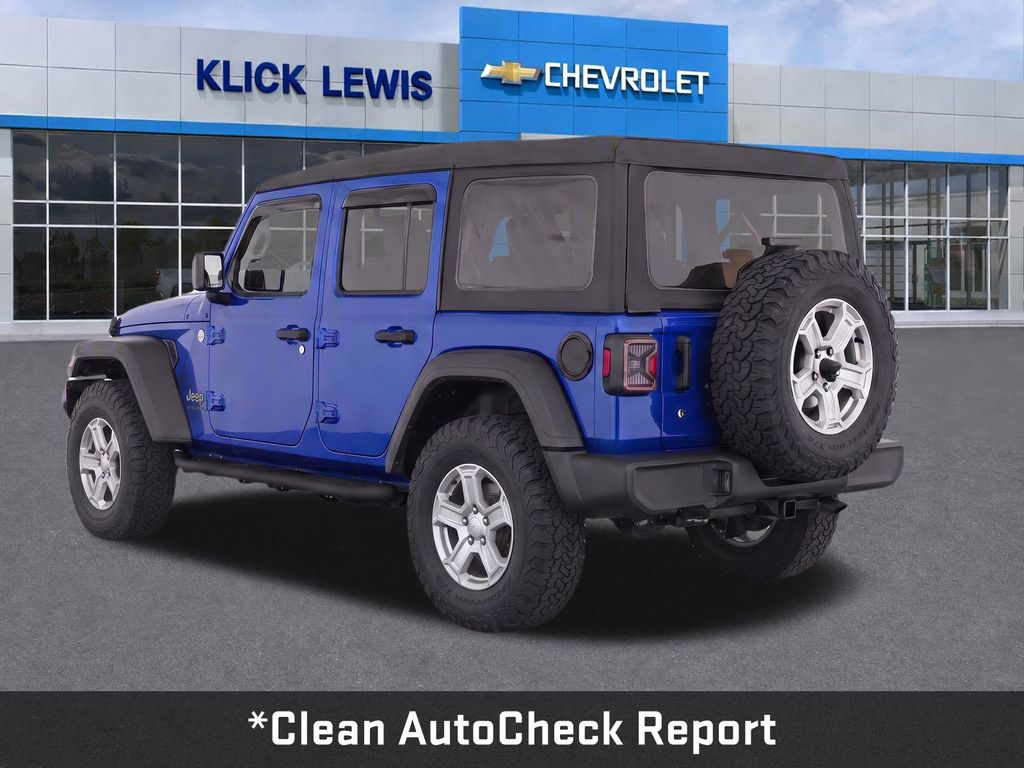 2018 Jeep Wrangler Unlimited Sport S Blue at Rochrich Mazda
