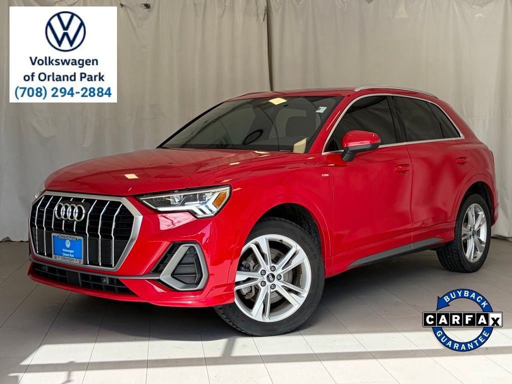 Orange (Tango Red) 2022 Audi Q3 SUV / Crossover All-Wheel Drive 8-Speed Automatic