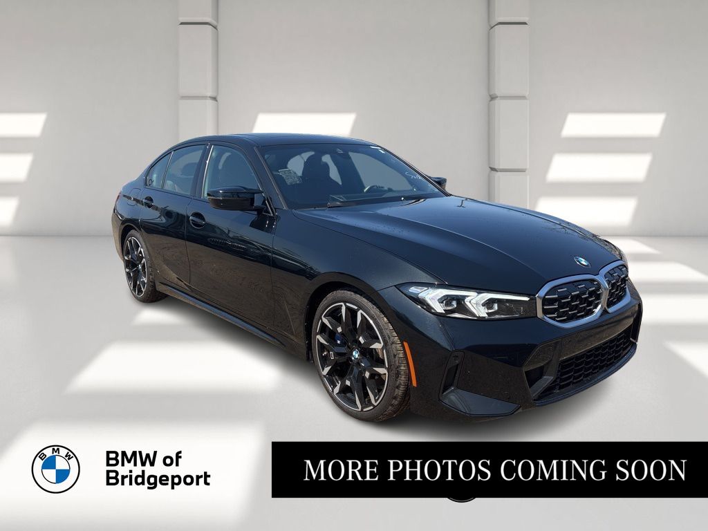 Black Sapphire Metallic 2025 BMW 3 Series M340i xDrive Sedan All-Wheel Drive Automatic