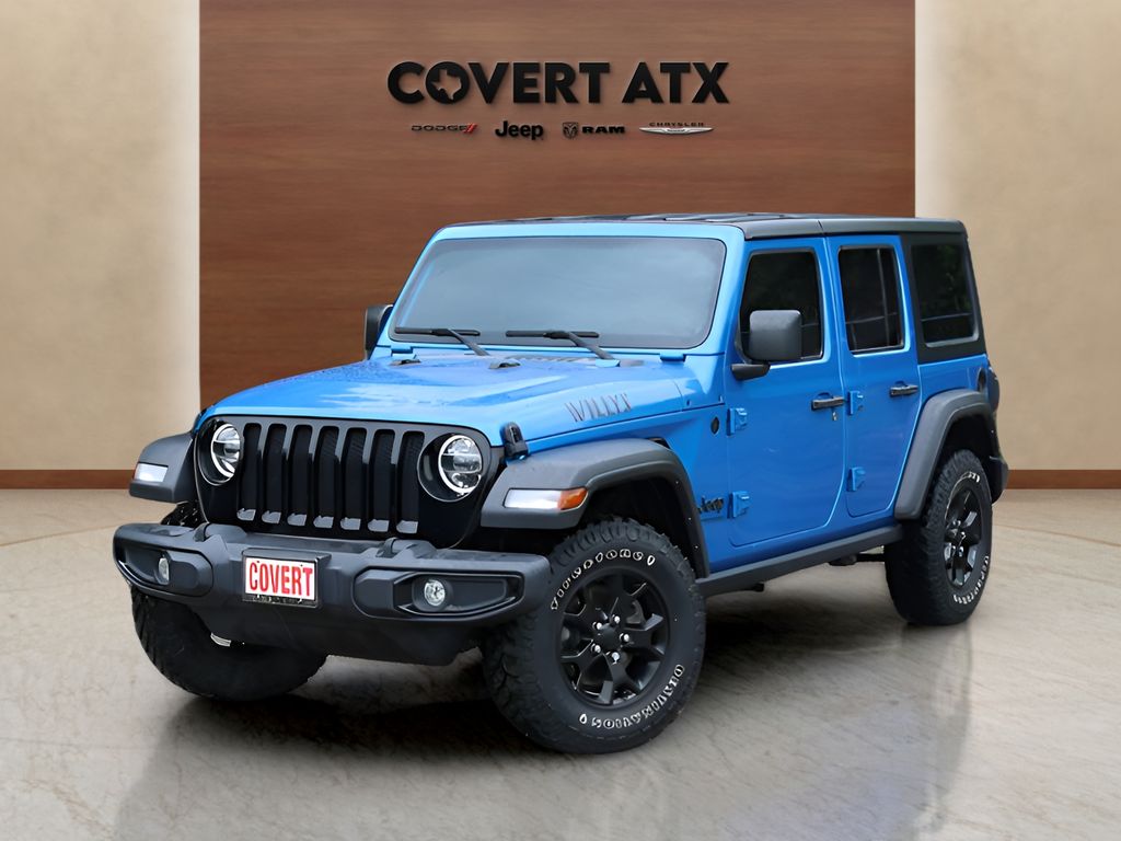 Blue Pearl 2022 Jeep Wrangler SUV / Crossover Four-Wheel Drive 6-Speed Manual