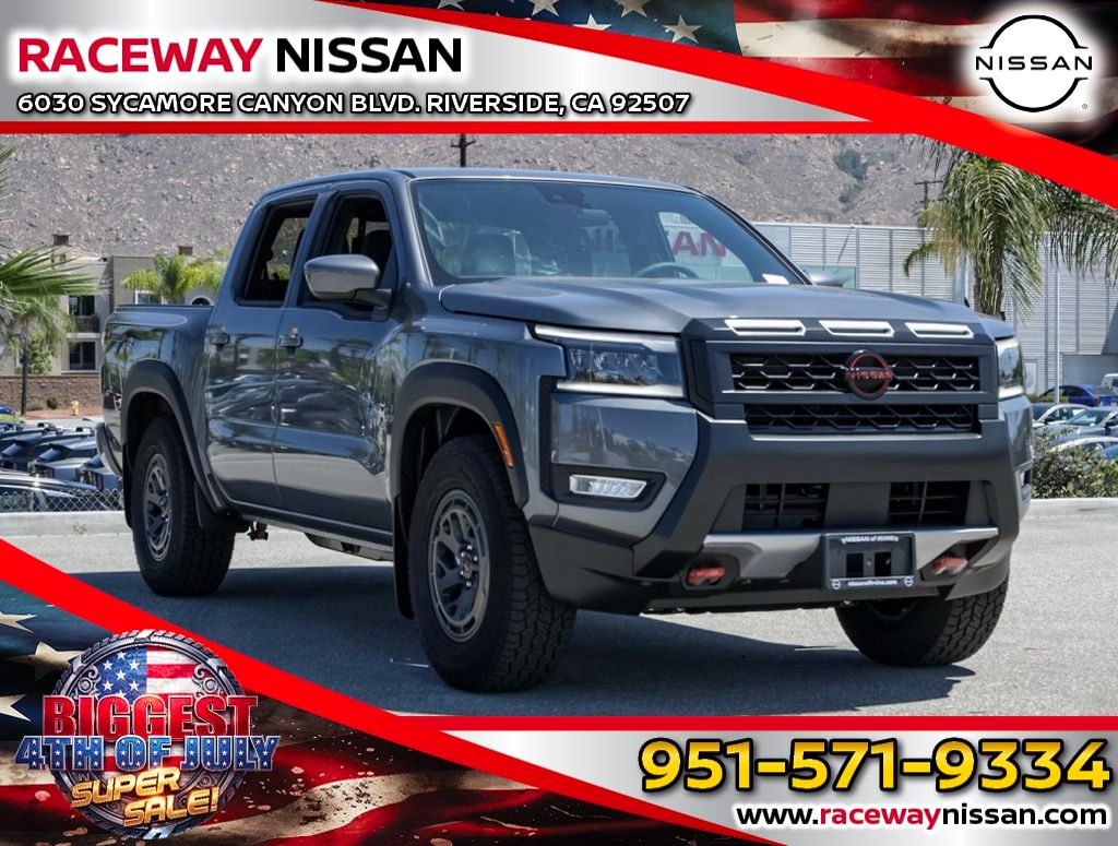 Gray (Gun Metallic) 2026 Nissan Frontier Pickup Truck 4X2 9-Speed Automatic Overdrive