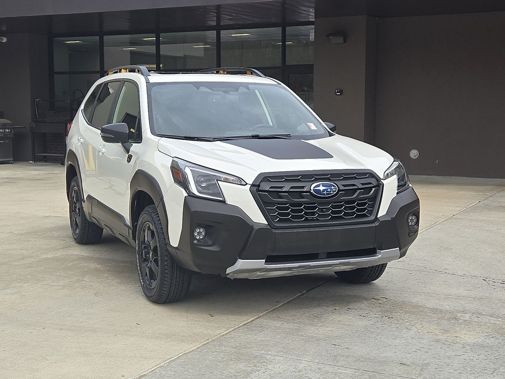 Crystal White Pearl 2023 Subaru Forester Wilderness Crossover AWD SUV / Crossover All-Wheel Drive Continuously Variable Transmission