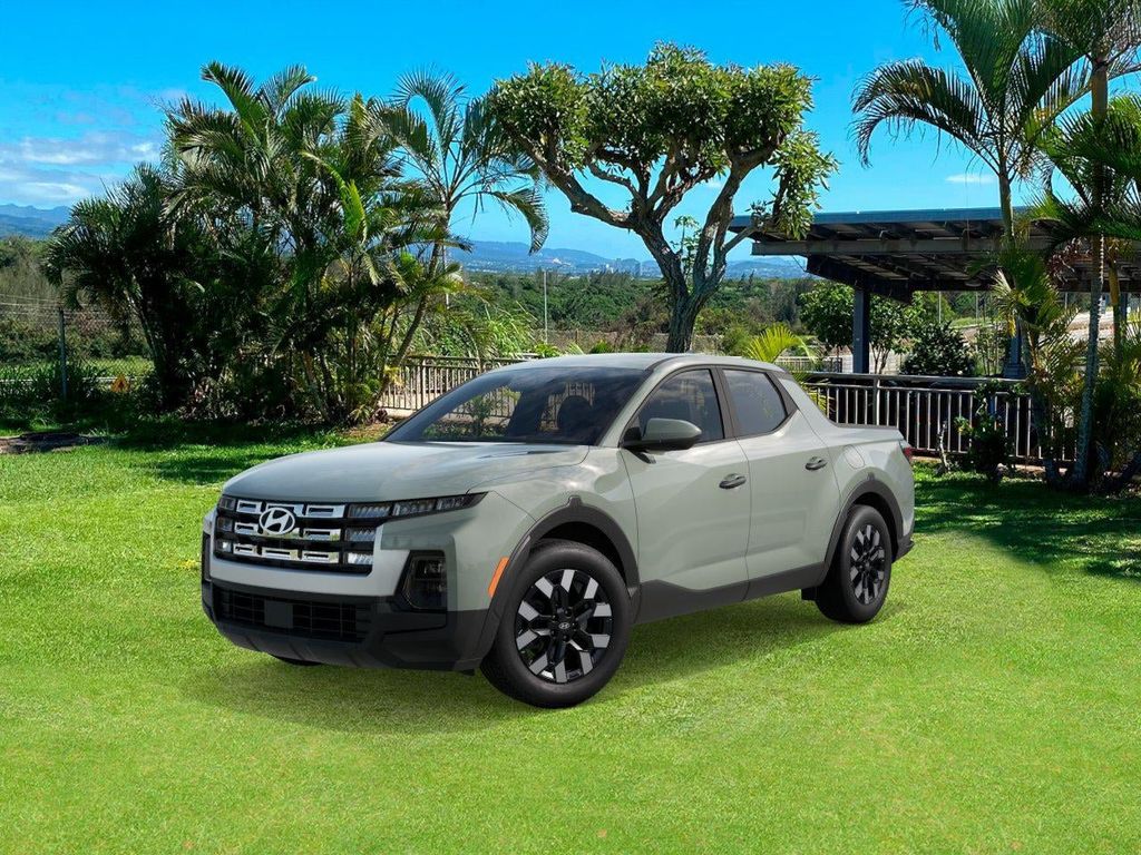Sage Gray 2027 Hyundai Santa Cruz Pickup Truck Front-Wheel Drive 8-Speed Automatic