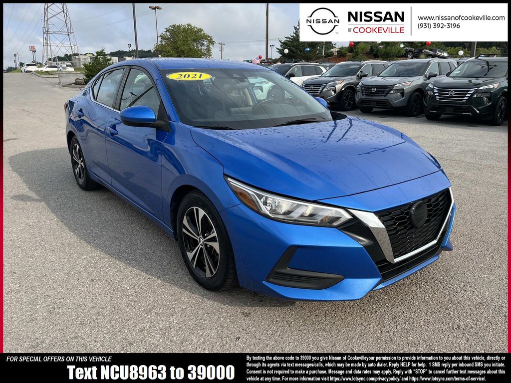 2021 Nissan Sentra SV FWD   