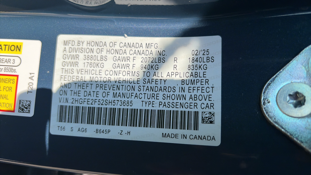 Certified Used 2025 Blue Lagoon Honda Sport image 26