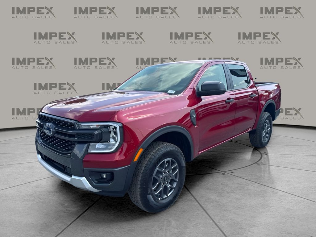 Ruby Red Metallic 2025 Ford Ranger Pickup Truck Four-Wheel Drive Automatic