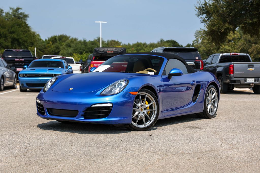 Blue 2016 Porsche Boxster Convertible