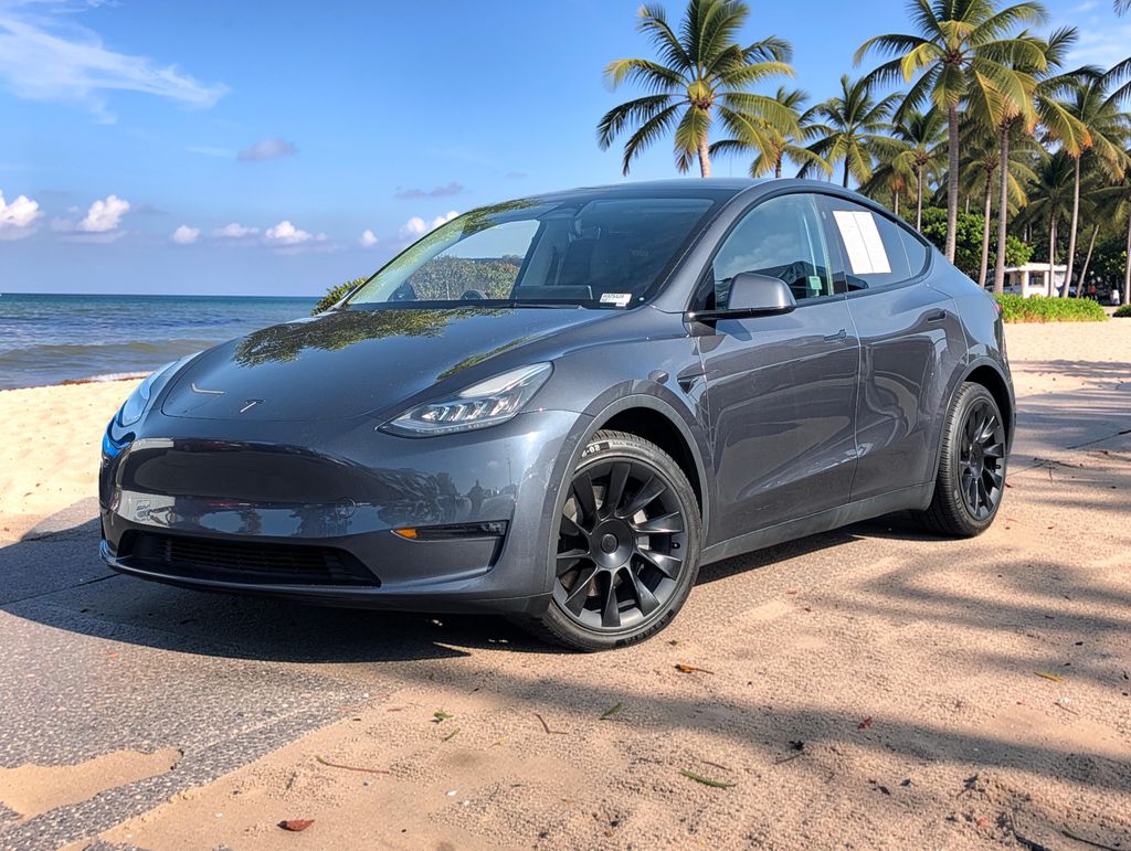 Midnight Silver Metallic 2021 Tesla Model Y SUV / Crossover All-Wheel Drive 1-Speed Automatic