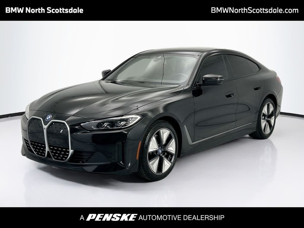 Black Sapphire Metallic 2023 BMW i4 eDrive35 Gran Coupe FWD Sedan Rear-Wheel Drive Automatic