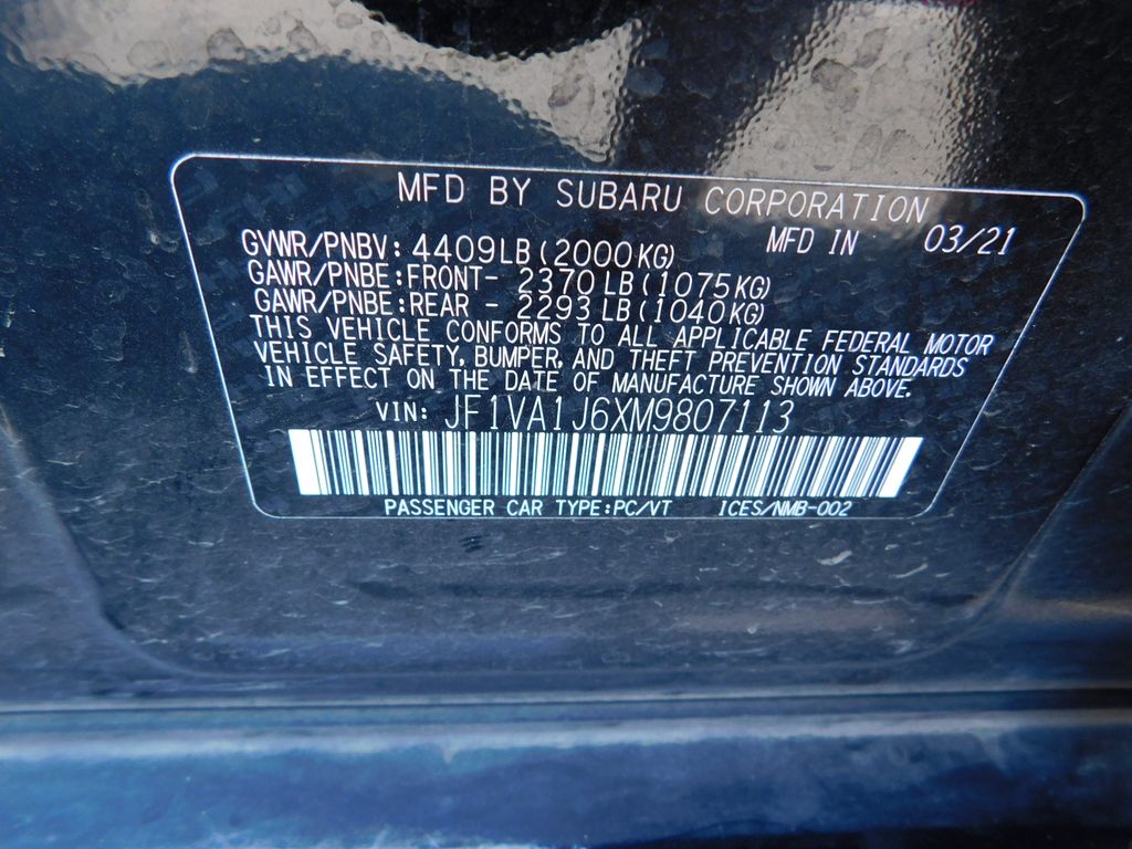 Thumbnail: 2021 Subaru WRX - 9
