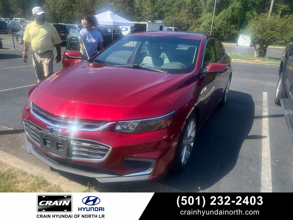 Red Tintcoat 2018 Chevrolet Malibu Sedan Front-Wheel Drive 9-Speed Automatic