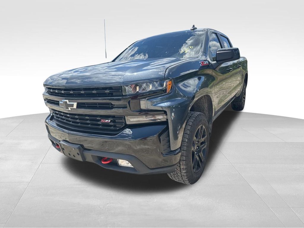 2021 Shadow Gray Metallic Chevrolet Silverado 1500 LT Trail Boss 4X4 Truck