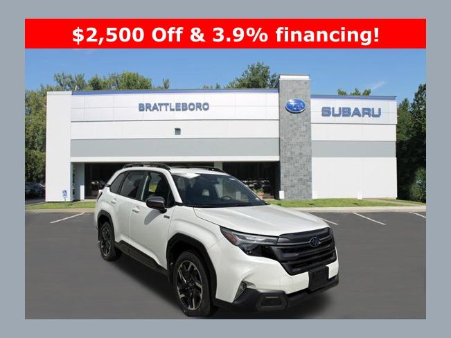 Crystal White Pearl 2026 Subaru Forester Hybrid SUV / Crossover All-Wheel Drive Continuously Variable Transmission