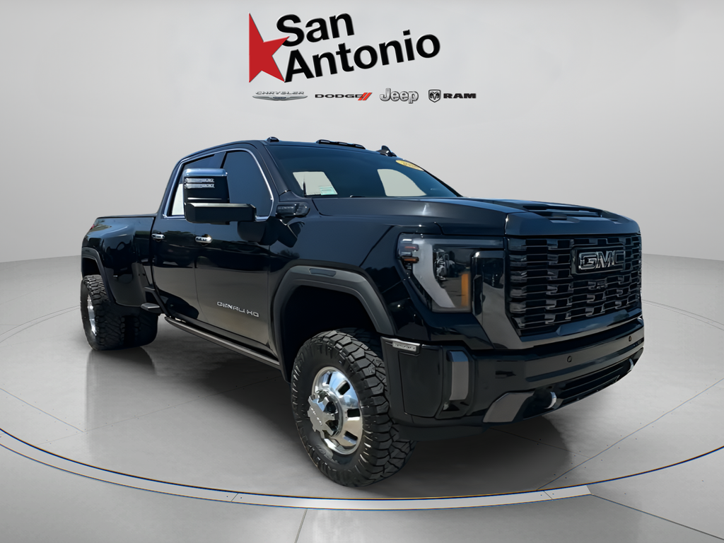 Onyx Black 2024 GMC Sierra 3500HD Pickup Truck Four-Wheel Drive Automatic